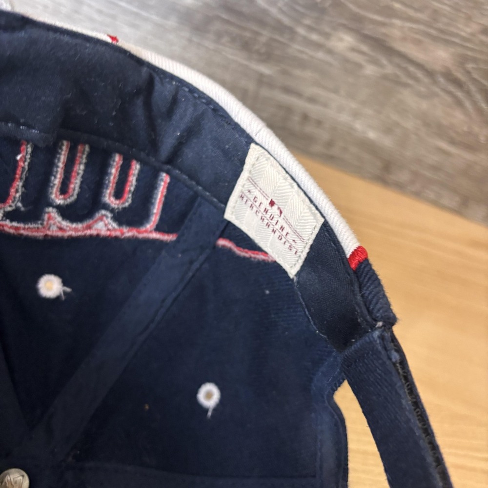 Minnesota Twins Hat Cap Strap Back Mens Navy White MLB Baseball Embroidered - Picture 8 of 10